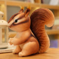 Plush Squirrel Toys Festive Desktop Ornaments Stuffed Squirrel Toy. 