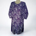 Newspaper Printed Shirt for Girls and Women - Premium Lenin Fabric, Stylish, Standard Size. 