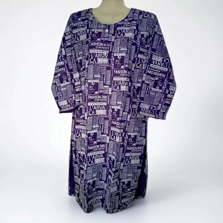 Newspaper%20Printed%20Shirt%20for%20Girls%20and%20Women%20-%20Premium%20Lenin%20Fabric,%20Stylish,%20Standard%20Size%20-%20Image%202