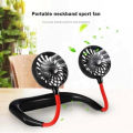Mini USB Rechargeable Neck Held Colar Fan Portable. 