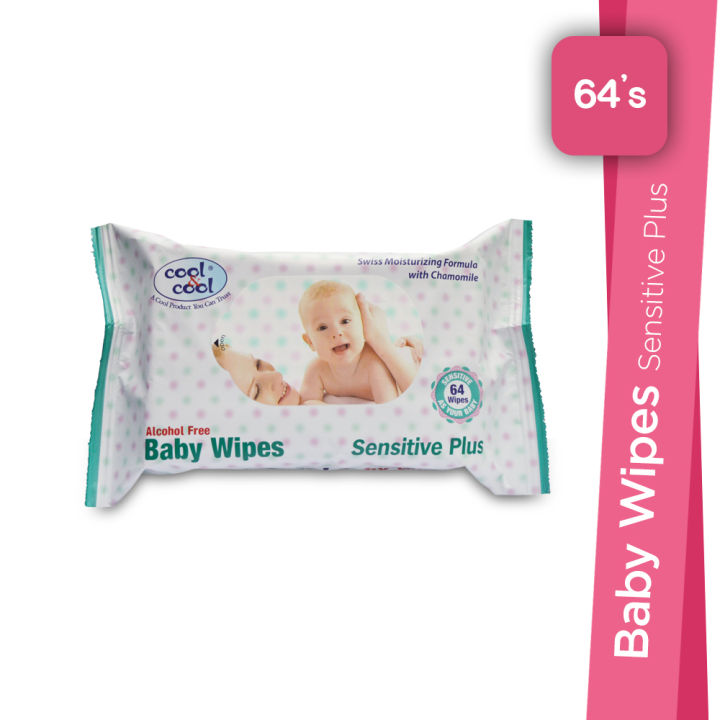 Cool%20and%20Cool%20Baby%20Sensitive%20Wipes%2064's%20-%20Image%202