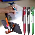4 In 1 Multifunction Ballpoint Pen With LED Light Fold Phone Holder Night Read Writing Pencil Office School Student Stationery. 