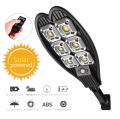 Solar Street Lights Outdoor LED 6 cob Solar Parking lot Lights, High Battery Backup, Adjustable Angle, Remote Control with 3 Lighting Modes, IP65 Waterproof Security Solar Motion Sensor Light. 