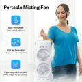 Rotating 4 In 1 Fan Air Cooler with Ice Remote Control with Humidifier & Night Light | Mist Fan Remote Control | RGB Lights | Mist Fan Portable Air Conditioner with Ice Tray | Cooling Fan | Water Spray Fan AC. 