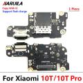 New For Xiaomi Mi 10T Mi10T Pro USB Micro Charger Charging Port Dock Connector Microphone Board Flex Cable. 