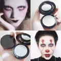 Goth White Makeup Foundation Cream Concealer Cosplay White Clown White Face Body Paint Zombie Make-Up Face Cream Halloween Face BruberryBe. 