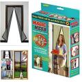 Magic Mesh Deluxe- Hands Free Magnetic Screen Door, Mesh Curtain Keeps Bugs Out, Pet & Kid Friendly- Fits Doors up to 39 x 83 Inches. 