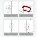 Fridge Door Locks Refrigerator Fridge Freezer Door Lock Toddler Double Safety Button Child Safety Refrigerator Lock. 