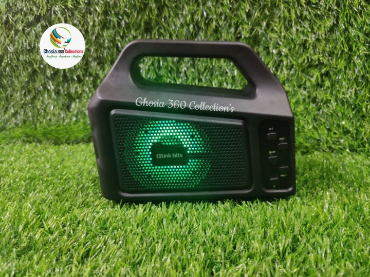 Portable Solar Rechargeable Bluetooth Speaker With LED Torch Light USB Memory Card Supported