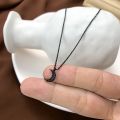 Kpop Jewelry Women Accessories Cute Moon Necklace Black Short Chain For Babygirl Choker. 