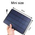 Conventional 12V 7W Flexible Solar Panel Kit Panels Generator Power Charge Caravan Boat. 