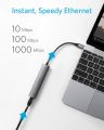 Anker USB C Hub, 5-in-1 Premium USB C Adapter with Ethernet  Port, 4K USB C to HDMI, 3 USB 3.0 Ports, for MacBook Pro 2016/2017/2018,  iPad Pro 2018, ChromeBook, XPS, and More (Space Grey) ORIGINAL UK ZONE STOCK. 