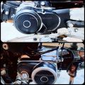 Engine Sticker Kit 70cc Universal Matt Black 16 Pcs Sticker Kit Waterproof With Size Vinyl Cut Stickers. 
