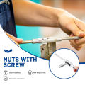 10Pcs Micro-Taps Bit Small Hand Screw Thread Taps M1-M3.5 HSS Metric Plug Tap Screw Tap Drill Tapping Tool. 