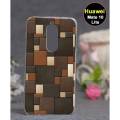 Huawei Mate 10 Lite Back Cover - Leather Style Cover. 