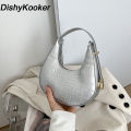 DishyKooker Shoulder Bags For Women Solid Color Trendy Simple Cute Tote Handbag With Zipper Closure. 