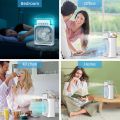 Portable Air Conditioners - Small Portable AC Quiet Personal Air Cooler, USB Powered Mini Desktop Cooling Misting Fan. 