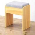 Wooden Stools With  Seat Dressing Stool Single Piece Ottoman Customized. 