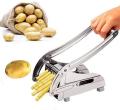 Stainless Steel Potato French Fries Cutter Maker Machine for Kitchen Potato Chips Slicer - chips cutter machine - fries cutter machine - potato chips machine - finger chips machine - finger fries chips maker machine. 
