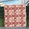 Realstic Flower Wall Panel 3d Floral Wall Backdrop for Wedding Party Photography Prop Artificial Rose Wall Panel. 