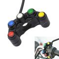 Universal 5 button Array Motorcycle Switches Race Bikes Motocross 22mm Handlebar Switches Assembly Handle bar switch. 