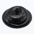 For Mr Gasket 1651 Shifter Boot Small Round Black Rubber 5.250 Inch Round Plate Gear Stick Shift Knob Cover Boot Gaiter. 