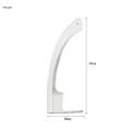 Refrigerator Handle Replacement, Refrigerator Door Handle, Replaces Simple Using Accessories Furniture Hardware Door Knobs, for 00369542. 