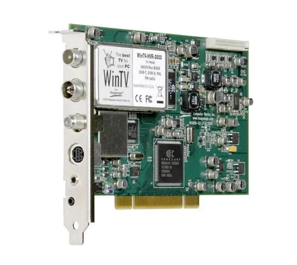 HAUPPAUGE WINTV HVR-3000 DVB-T DVB-S Multi-PAL PCI TV Tuner Card For ATX Tower Casing Computers ( Branded Used )