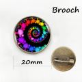 Fibonacci Spiral Pendant Fractal Necklaces Pendants Flourish Swirls Glass Dome Necklace Sacred Geometry Art Jewelry Hz1. 