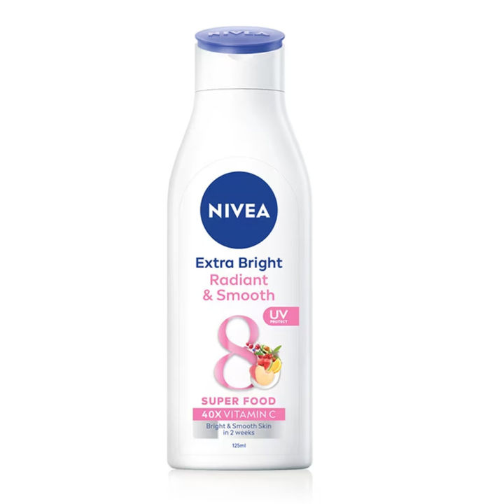Extra Bright Radiant & Smooth Super Food Body Lotion 100 ML | For Dry And Rough Skin | Made In Germany | For Men - Women And Baby