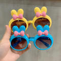 Fashion photography glasses Rabbit ears sunglasses Stylish INS eyeglasses New Bow sunglasses Korean style Cute Kids sunglasses for Outdoor activities Summer vacation Beachwear Fashion show Photo. 