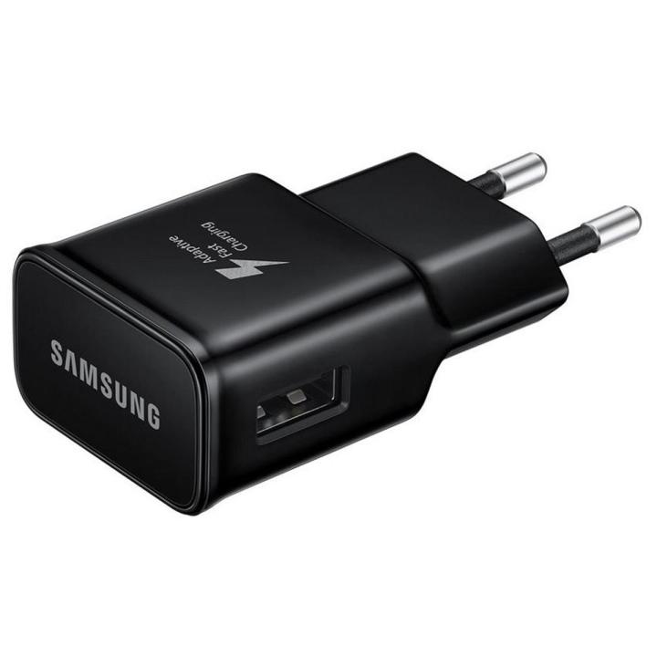 EP-TA200 Adaptive Fast Charging Travel Adapter Mobile Charger for Samsung Galaxy S10 S10 Plus  EU Plug Black