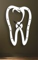 3D Teeth Shape Wall Clock For Dental Clinic. 