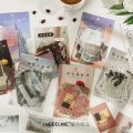 Panda Online 40Pcs/Pack Letter of Time Poetry Series Washi Paper Stickers Journal DIY Scrapbooking Stationery. 