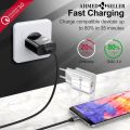 18W USB Charger EU Plug QC 3.0 Quick Charge Mobile Phone Universal Wall Adapter Fast Charging For iPhone 12 Samsung Xiaomi Redmi. 