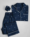 Night Suit Sleeping Silk Suit Nightwear Girls. 
