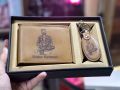 Picture Wallet | Customized Name And Picture Engraved Wallet And Keychain With Box | Customized Picture Wallet With Keychain. 