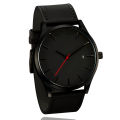 Best Quality Black Leather Analog Watch For Men With Date Also. 