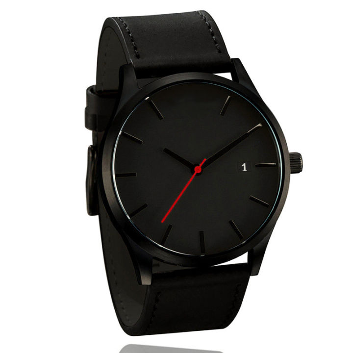Best%20Quality%20Black%20Leather%20Analog%20Watch%20For%20Men%20With%20Date%20Also%20-%20Image%204