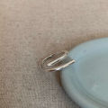 Lightweight Copper Ring Adjustable Heart Shape Women's Ring Stylish Punk Copper Jewelry for Birthday Gift Commute Solid Color Stainless Steel Finger Ring Exquisite Ring. 