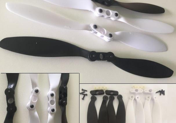 ZMR 1047 Folding CW and CCW propeller black