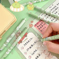3/6Pcs Japanese Stationery Cute Pens School Korean Stationery Pen Kawaii Pen 0.5mm. 