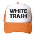 【LuckyBabyFans Store】White Redneck Ghetto USA - Adult Trucker Cap Hat. 