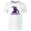 White Cotton T shirt Fortnite Raven Gaming Gamer Boys Top T-shirt Pub G. 