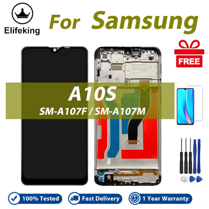 LCD With Frame For Samsung Galaxy A10S A107 Display Touch Screen ...