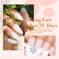 BORN PRETTY Milky Jelly White Nail Gel Polish Clear Pink Color Soak Off UV LED Self-leveling Gel Varnish Manicure 10ml Hard Gel. 