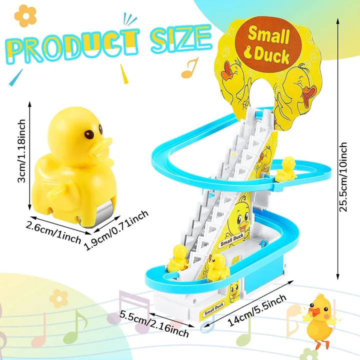 Electric%20Musical%20Roller%20Coaster%20Small%20Duck%20Climbing%20Stairs%20Track%20Set%20Toy%20-%20Battery%20Operated%20Musical%20Toys%20-%20Music%20Sound%20and%20Light%20-%20Image%202