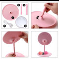 Rechargeable Makeup Mirror with Lights, LED Vanity Mirror Countertop Makeup Mirrors Touch Sensor On/Off Long Press to Adjust Brightness. 