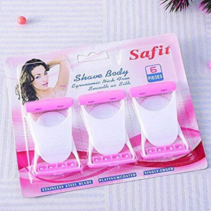 Disposable 6 Blades Body & Bikini Shaving Razor For Women - Pink