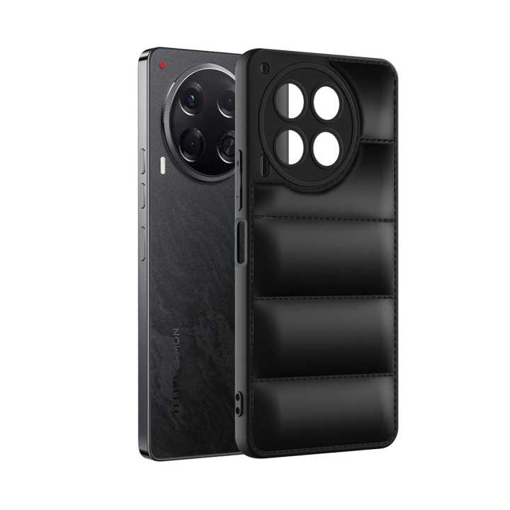 Tecno Camon 30 4G Puffer Case With Camera Lens Protection Soft Back Cover